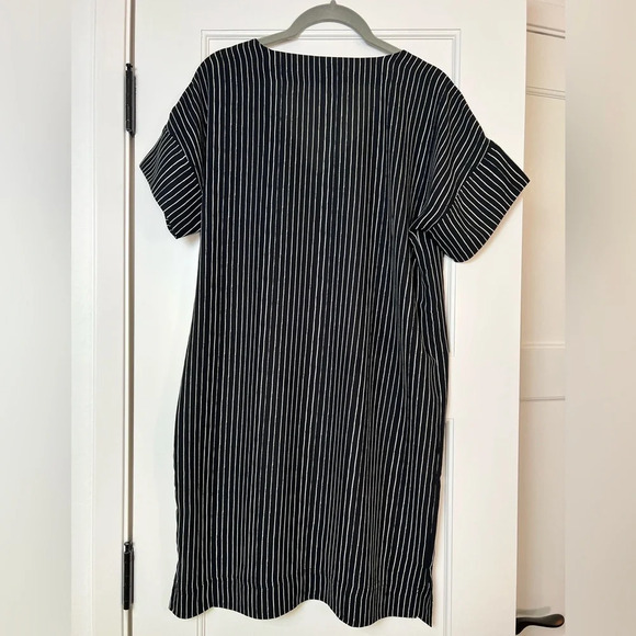 Madewell Novel Shift Dress in Chalkboard Stripe (XS) - Picture 4 of 4